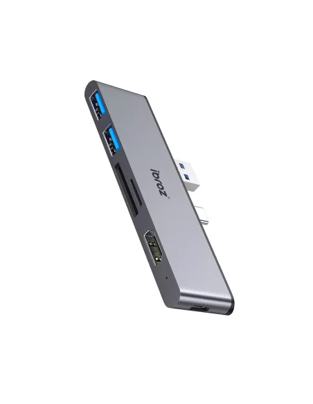 HUB USB-C 6 en 1 pour Microsoft Surface Pro 7 - USB-A 3.0 - USB-C 3...