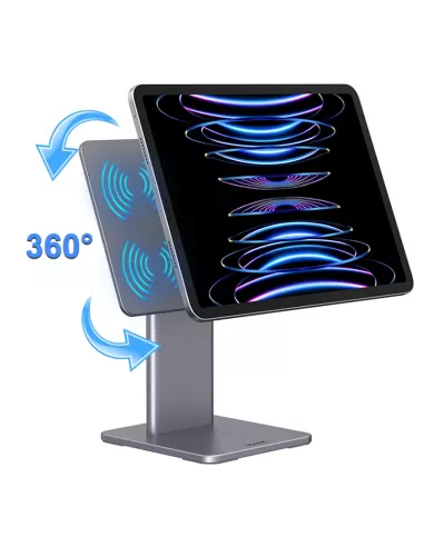 ibroz-Socle Station d'accueil Magnétique et Hub multi-ports 6 en 1 pour iPad 11, iPad 10,9 pouces
