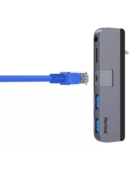 USB C HUB for MacBook Pro M1 and Pro M1 Max - DC8L - 5 in 1 - LAN -...