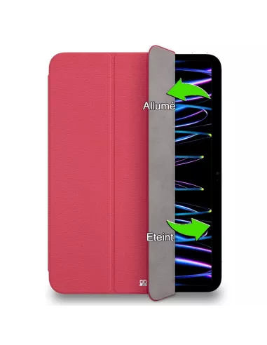 Leather Smart Folio Cover for iPad Pro 11" (1ᵉ, 2ᵉ, 3ᵉ, 4ᵉ Génér...