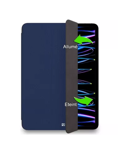Etui Cuir Smart Folio Cover pour iPad Pro 11" (1ᵉ, 2ᵉ, 3ᵉ, 4ᵉ Génér...