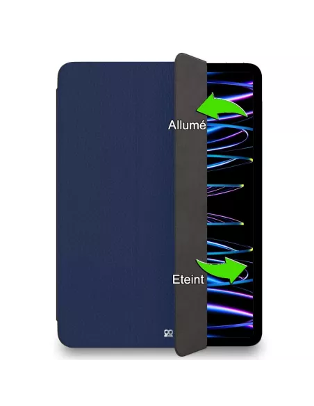Etui Cuir Smart Folio Cover pour iPad Pro 11" (1ᵉ, 2ᵉ, 3ᵉ, 4ᵉ Génér...