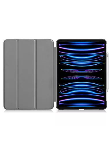 Etui Cuir Smart Folio Cover pour iPad Pro 11" (1ᵉ, 2ᵉ, 3ᵉ, 4ᵉ Génér...