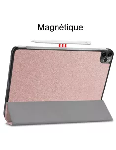 ibroz Etui Cuir Smart Folio Cover pour iPad Pro 11" (1ᵉ, 2ᵉ, 3ᵉ, 4ᵉ Génération) rose gold 2
