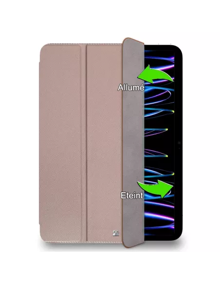 Leather Smart Folio Cover for iPad Pro 11" (1ᵉ, 2ᵉ, 3ᵉ, 4ᵉ Génér...