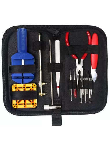 ibroz-Trousse à Outils de démontage, réduction de maillon, changement de piles pour montres et bracelets montres acier