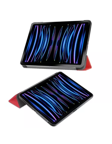 Etui Cuir Smart Folio Cover pour iPad 10.9" (10ᵉ Génération) - Rose...