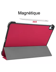 ibroz Leather Smart Folio Cover for iPad 10.9" (10ᵉ Generation) - Watermelon Pink 2