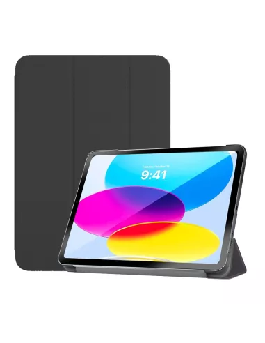 ibroz Leather Smart Folio Cover for iPad 10.9" (10ᵉ Generation) - black