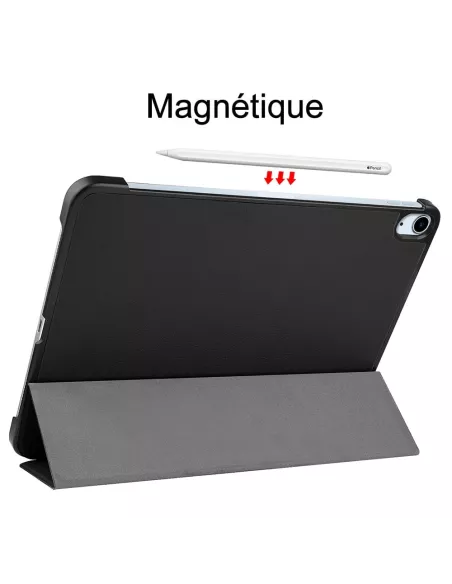 Leather Smart Folio Cover for iPad 10.9" (10ᵉ Generation) - Black...