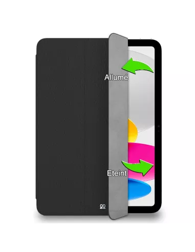 Etui Cuir Smart Folio Cover pour iPad 10.9" (10ᵉ Génération) - Noir...