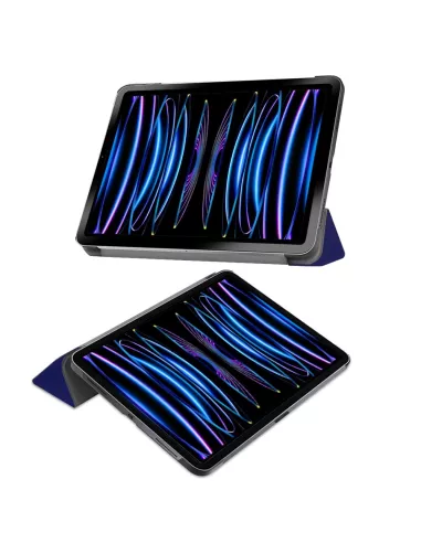 Etui Cuir Smart Folio Cover pour iPad 10.9" (10ᵉ Génération) - Bleu...