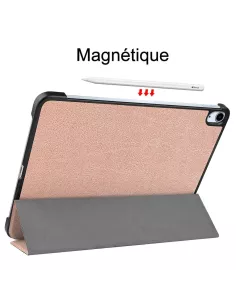 ibroz Etui Cuir Smart Folio Cover pour iPad 10.9" (10ᵉ Génération) - rose gold 2
