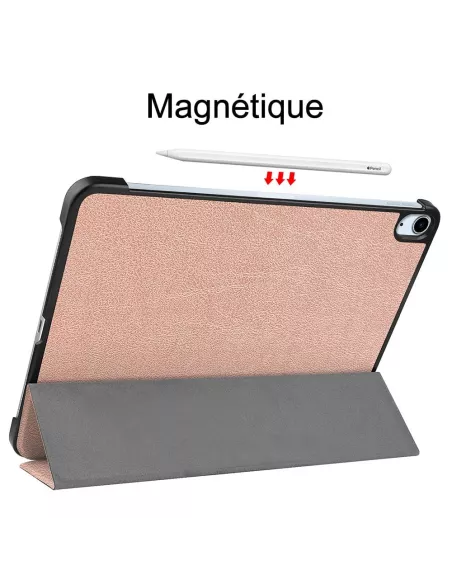Leather Smart Folio Cover for iPad 10.9" (10ᵉ Generation) - Pink...