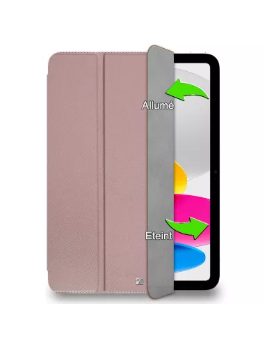 Leather Smart Folio Cover for iPad 10.9" (10ᵉ Generation) - Pink...