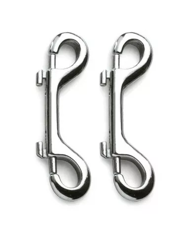 Lot de 2 Doubles mousquetons pour plongeurs et autres | Ibroz