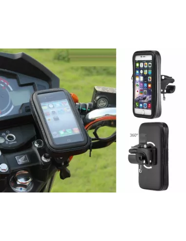Support pour smartphone universel moto, vélo, vtt sur guidon (mâcho...
