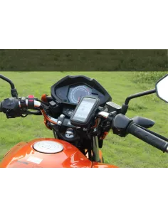 Universal smartphone holder for motorcycles, bicycles, mountain bikes on handlebars... 2