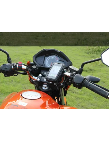 Support pour smartphone universel moto, vélo, vtt sur guidon (mâcho...