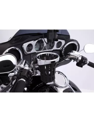 Support Cannettes et bouteilles pour Harley Road Glide, Honda Goldw...