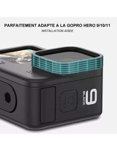 Filtre Polarisant CPL Anti Reflets pour GoPro Hero 11, Hero 10, Her...