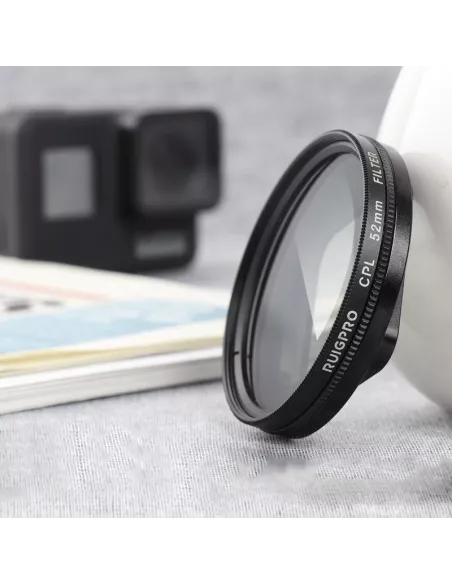 Filtre Polarisant CPL Anti Reflets pour GoPro Hero 7, Hero 6, Hero ...