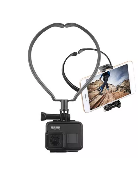 Support tour de cou pour camera GoPro et smartphones | Ibroz