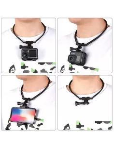 Support tour de cou pour camera GoPro et smartphones | Ibroz 2