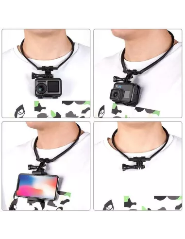 Support tour de cou pour camera GoPro et smartphones | Ibroz