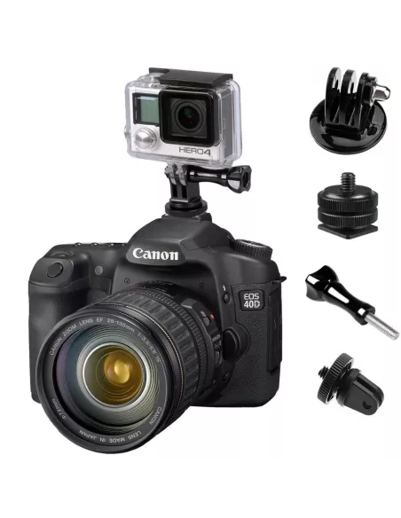 Hot Shoe Flat Adapter for DSR, GoPro, and other cameras ...