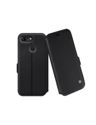Zenfone Max Plus M1 ZB570TL Etui Folio Cuir Prestige - Noir | Ibroz