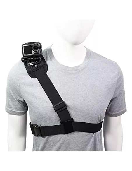Support Harnais Latéral sur une Epaule pour caméra GoPro et autres ...