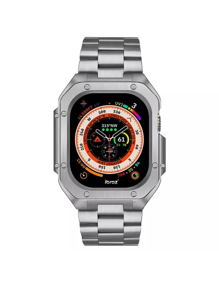 ibroz Bracelet Luxe Acier Inoxydable pour Apple Watch Ultra 49mm
