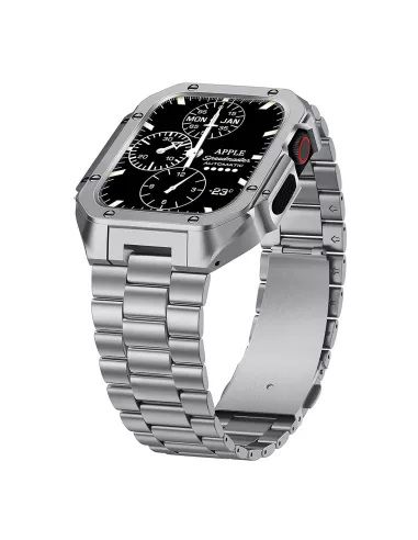 Bracelet Luxe Acier Inoxydable pour Apple Watch Ultra 49mm - Argent...