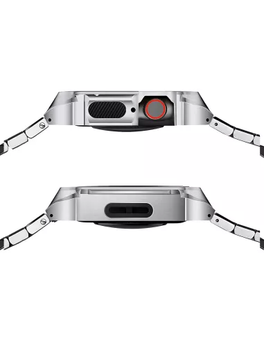 Luxury Stainless Steel Strap for Apple Watch Ultra 49mm - Silver...