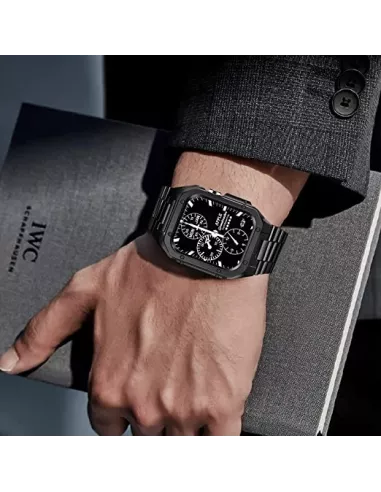 Luxury Stainless Steel Strap for Apple Watch Ultra 49mm - Black |...
