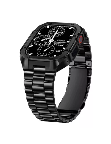 Luxury Stainless Steel Strap for Apple Watch Ultra 49mm - Black |...
