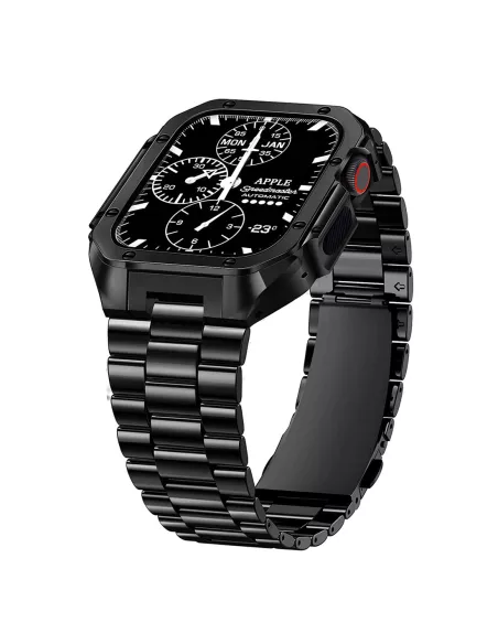 Luxury Stainless Steel Strap for Apple Watch Ultra 49mm - Black |...
