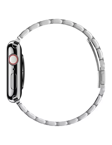 Bracelet Casual Acier Inoxydable pour Apple Watch 8, 7, 6, SE, 5, 4...