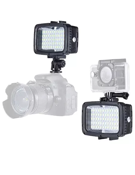 Gopro 60 Leds Diving Lamp and Torch (IPX8 - 40 meters) + Dive...