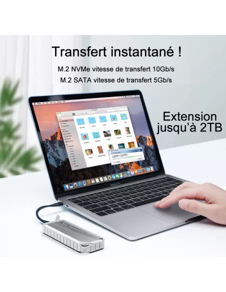External enclosure for M.2 SSDs - NVMe / PCIe Gen3 and NGFF compatible ...
