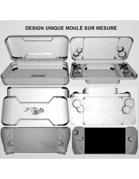 Dedicated Asus ROG Ally Rigid Shockproof Case with Stylus and...