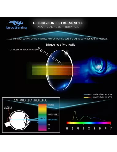 Lot de 2 protections écran premium anti lumière bleue pour ROG Ally...