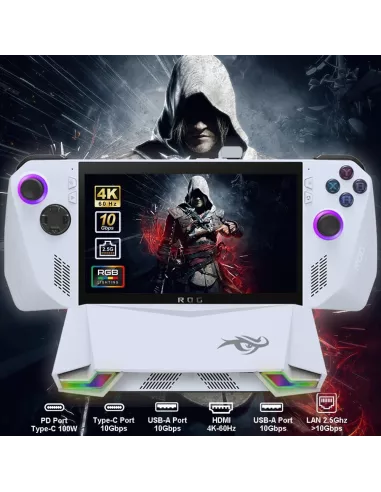 ROG Ally Docking Station - ROG Design - Multiports and Max power