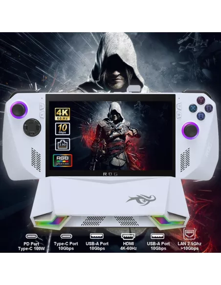ROG Ally Docking Station - ROG Design - Multiports and Max power