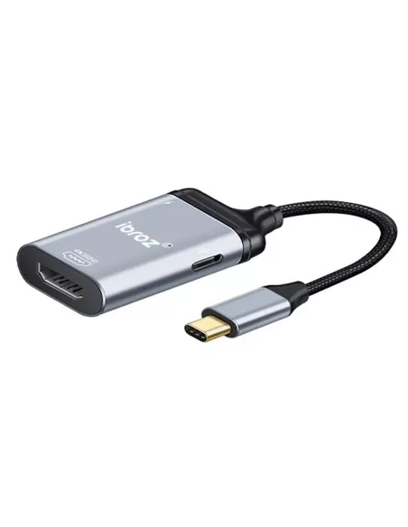 Adaptateur USB-C vers HDMI 4K, 3D, PD3.0 - 100W, USB-C 2.0 | Ibroz