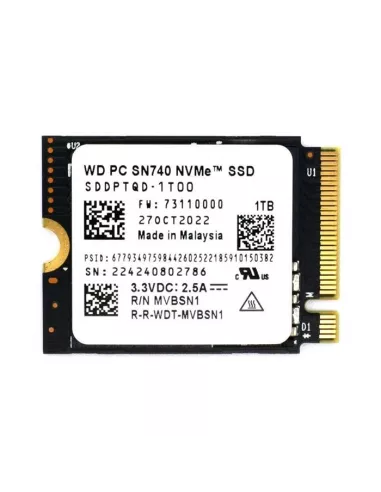 SSD Western Digital WD SN740 M.2 2230 Gen4 PCIe 4.0 X4 NVMe | Ibroz