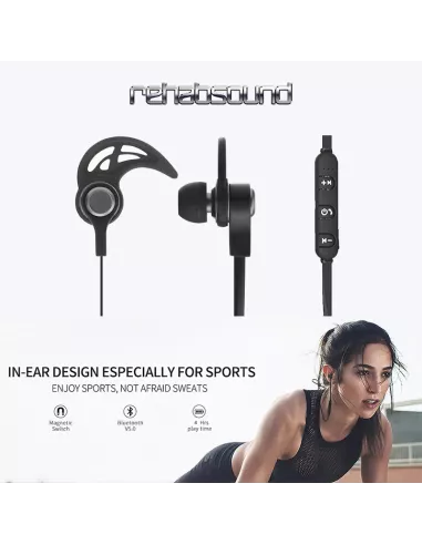 Sporty Bluetooth Headset V985 - Black | Ibroz