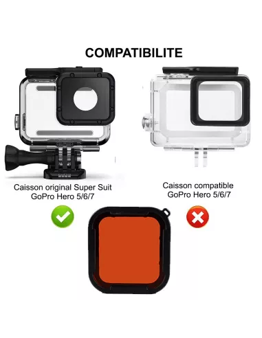 Red Filter for Original GoPro Hero 9 Dive Housing ...