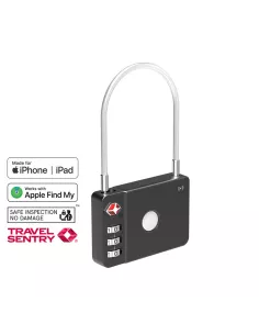 MiLi MiLock cadenas localisateur tracker sécurité bagages - Noir